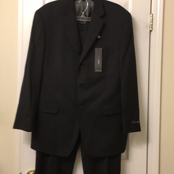 NWT Pair John Henry Black Formal Suit Size 44R - Picture 3 of 8